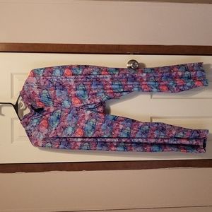 Boutique watercolor lounge pants